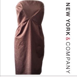 💃🏽New York & Company Brown Dress 8